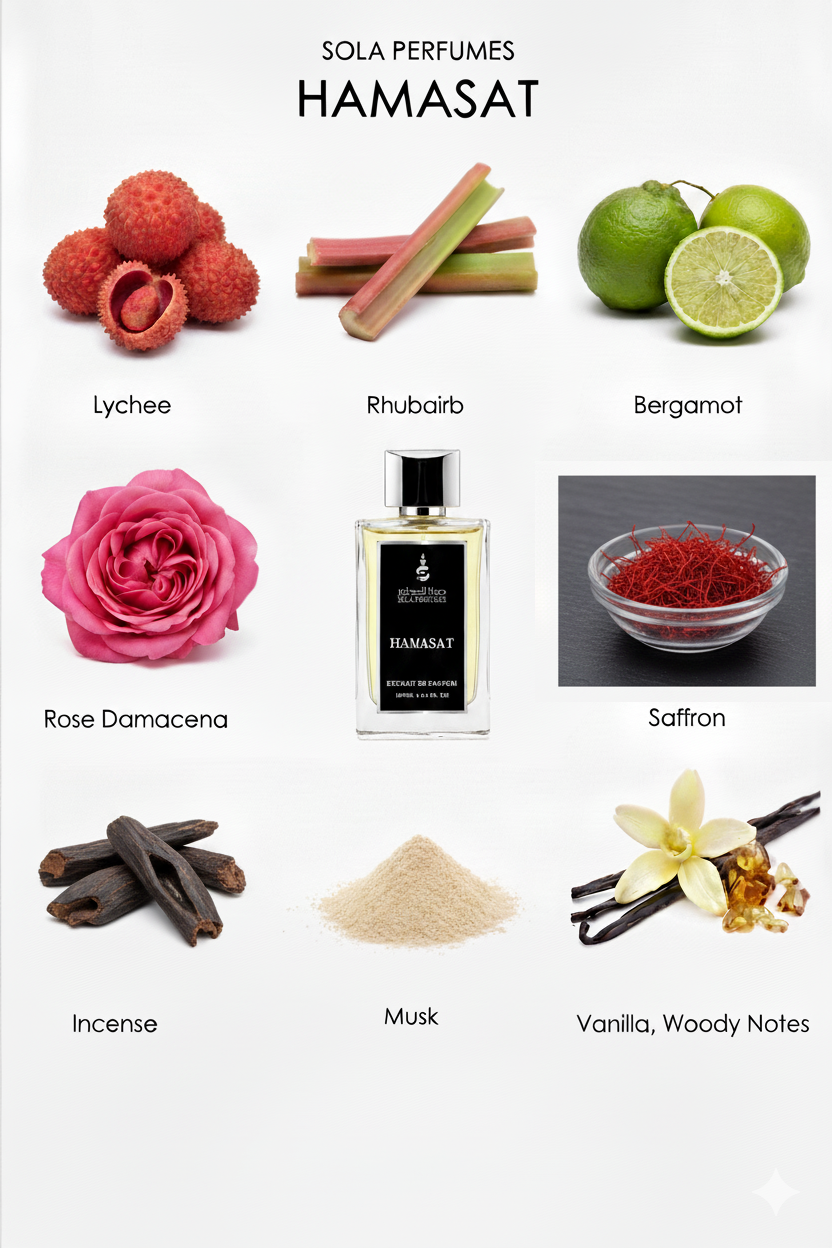 Hamasat (همسات) (Unisex Extrait de Parfum – 100ml)