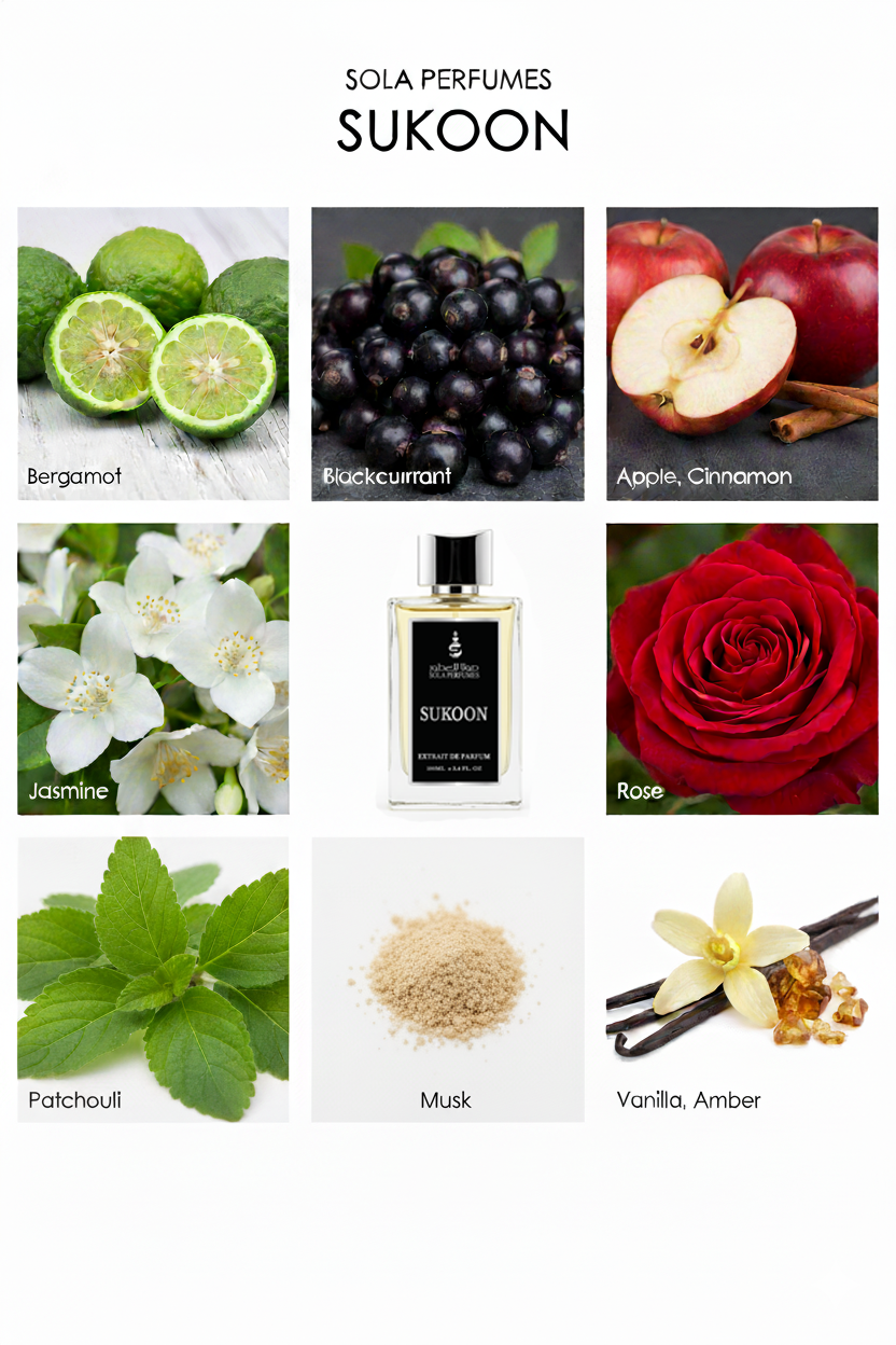 Sukoon (سكون) (Unisex Extrait de Parfum – 100ml)