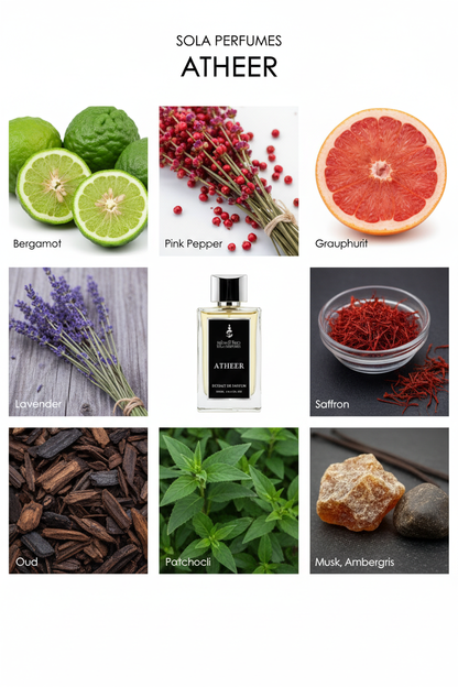 Atheer (أثير)  (Unisex Extrait de Parfum – 100ml)