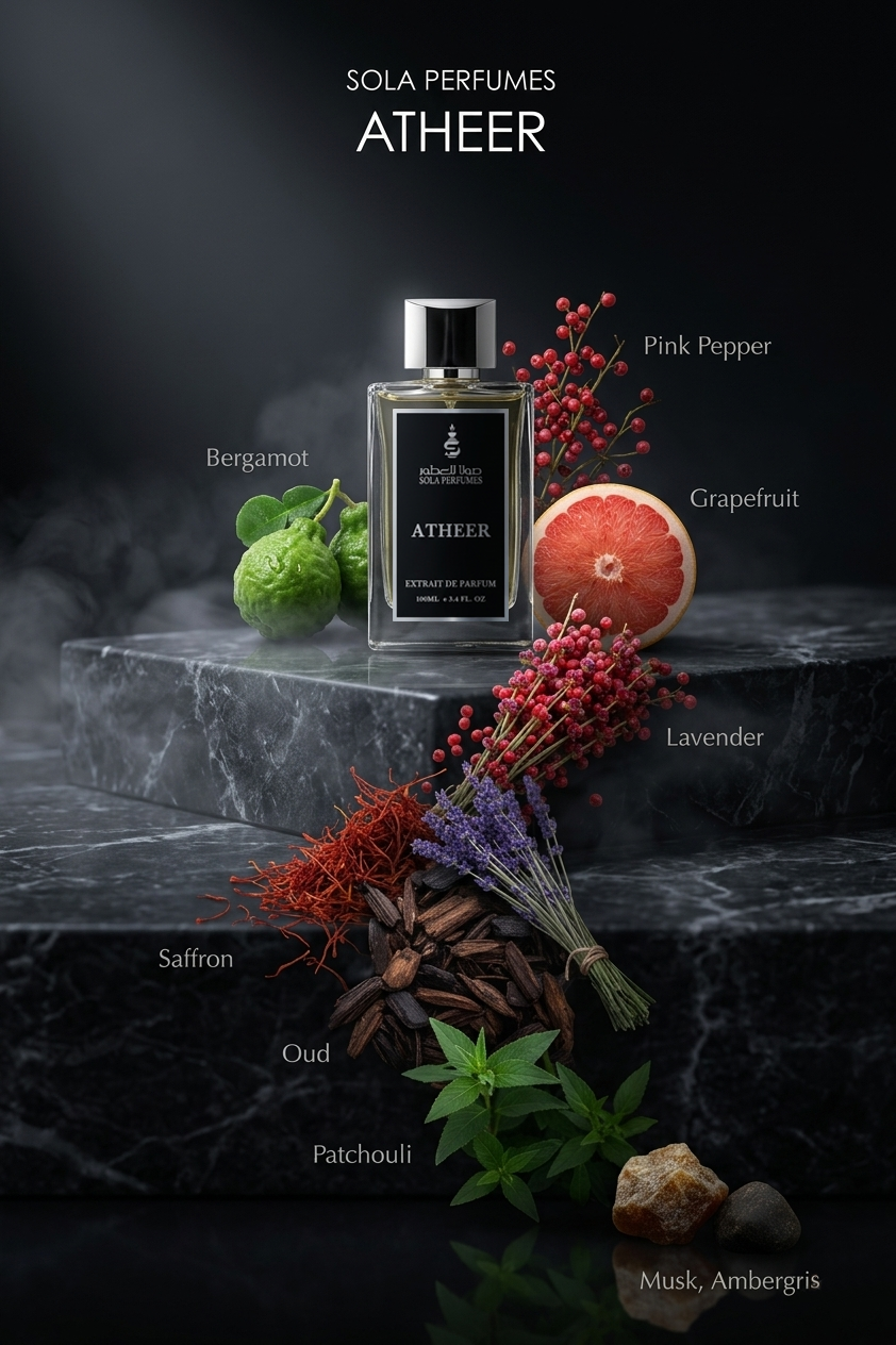 Atheer (أثير)  (Unisex Extrait de Parfum – 100ml)