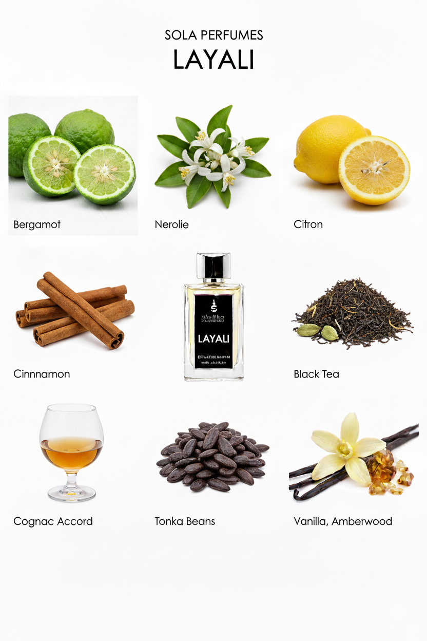 Layali (ليالي)  (Unisex Extrait de Parfum – 100ml)